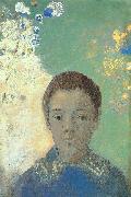 Odilon Redon Portrait of Ari Redon oil painting on canvas
